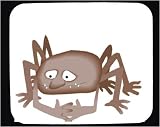 Decorated Mouse Pad with bug, spider, cartoons, arachnid, cartoon, animal, worried, concerned