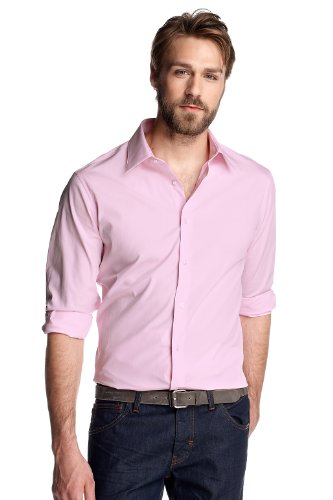 ESPRIT Collection N34954 Herren Business Hemd, Gr. 39/ 40 (M), Pink (soft rose 682) Preisvergleich