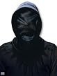 Unsichtbares schwarzes Phantom Maske