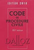 Code de proc�dure civile 2010