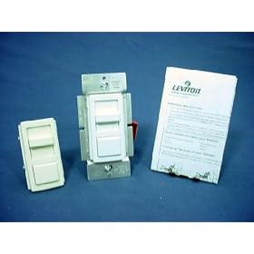Leviton White Illumatech Dimmer Fluorescent IPX12-7AW by Leviton