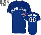 Toronto Blue Jays Majestic Big & Tall -Personalized With Your Name- Alternate Royal Authentic Jersey