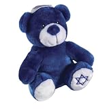 Plush Hanukkah Yarmulke Teddy Dog Toy for the Jewish Holiday