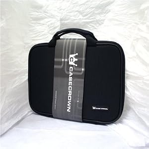 Samsung N110 Netbook CaseCrown Premium Double Memory Foam Laptop Case (Nylon Black)