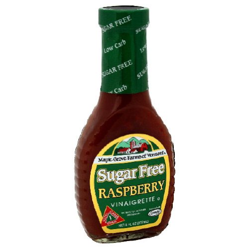Maple Grove Farms Sugar Free Raspberry Vinaigrette, 8 oz (Pack of 3)