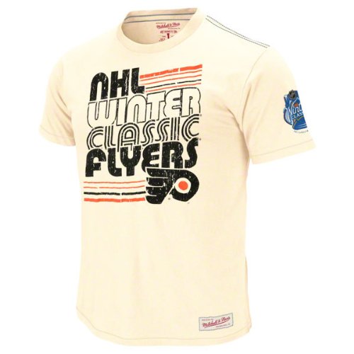Philadelphia Flyers Mitchell & Ness Winter Classic 2012 Orange Ron Hextall Vintage Jersey T-Shirt