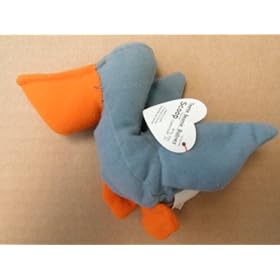 TY Teenie Beanie Babies Scoop the Pelican Bird Stuffed
