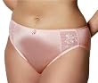 Goddess Kristie Satin Lace Control. Style 5818. Blush Sizes M-3XL