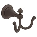 Victorian Double-Robe Hooks Set of 2 - Venetian Bronze