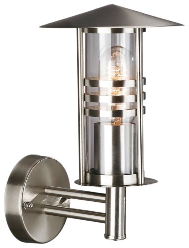 Childrens Toyshop  Outdoor Living : Philips Bright Pagoda Wall Lantern Steel IP44