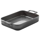 Revol Eclipse BCE0234-152 3.8 Quart Rectangular Baking Dish, Slate by REVOL