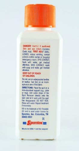 K2R Rust Spot Remover. Removes Rust Spots from Most Fabrics. 3.35 fluid ounce bottle.