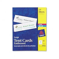 AVE5309 CARD,TENT,LASR,3.5X11,50