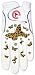 Qglove Golden Leopard Butterfly Ladies Golf Gloves For Womens