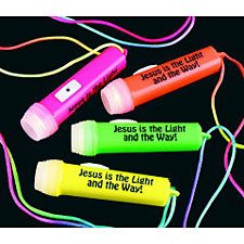 Jesus Is The Light Flashlight - 12 pieces by SmallToys