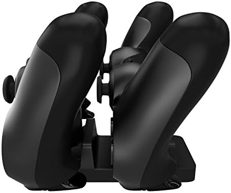 TECHTOO Dual Shock Wireless Controller USB Charger Charging Dock Station for Playstation 4 PS4