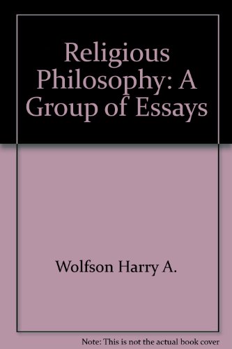 religious philosophy a group of essays