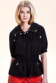 Limited Collection Smocked Waistband Hooded Jacket