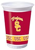 Creative Converting USC Trojans Printed 20 Oz. Plastic Cups (8 Count)