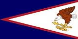 American Samoa Flag Clear Acrylic Fridge Magnet 2.75 inches x 2 inches