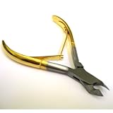 CUTICLE NIPPER 4 - double spring - PRO-QUALITY - Gold