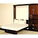 Wallbeds Transitional Birch Vertical Wallbed Series Transitional Birch Vertical Full Murphy Bed with Deluxe Pier Tower Wallbeds Transitional Birch Vertical Wallbed Series Transitional Birch Vertical Full Murphy Bed with Deluxe Pier Tower