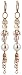 Gold Pearl Clear Eclectic Earrings