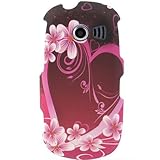 Hard Snap-on Rubberized With ROSE LOVE HEART PINK Design Faceplate Sleeve C ....