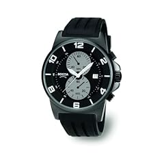 Boccia Herren-Armbanduhr Leder 3777-02