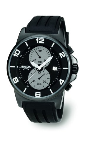 Boccia Herren-Armbanduhr Leder 3777-02 Preisvergleich