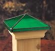 4x4 Jewel Emerald Post Cap [CAPITOL CITY LUMBER]