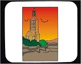 Mouse Pad with Italy, aspect, picture, vista, panorama, scenery, tower, Europe, prospect, building