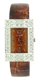 Flaunt It Ladies Analogue Brown Dial And Strap Watch - FLT054/B