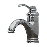 〔INK-0303108H〕　シングルレバーハンドル　　混合水栓　シルバー（銀） 【本体サイズ：W60*D170*H195*TH50】