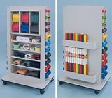 Mobile Plus Super Kiosk- Natural - Item 5117MN Vangaurd series Mobile rac system - Physical Therapy / Exercise Equipment Storage Item# 5117MN