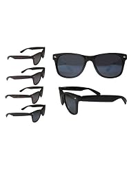 Retro Risky Business Blues Brothers Wayfarers Sunglasses with Black Frame by