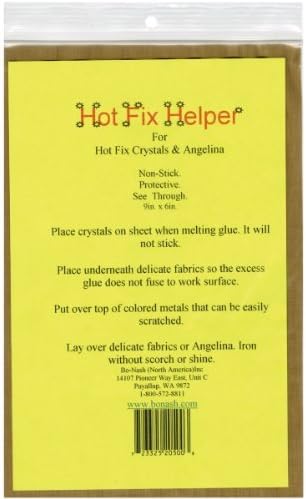 Hot Fix Helper Fiberglass Ironing Sheet-9X6 by Bo Nash