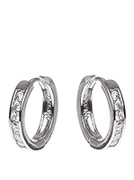 Silver One Pendientes Aro Zirconium