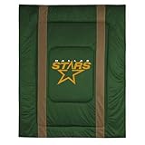 Dallas Stars NHL "Sidelines Collection" Bed Comforter (Twin)