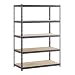 Edsal UR1848 Industrial Gray Heavy Duty Steel Boltless Shelving Storage Rack, 1000 Capacity, 48" Width x 72" Height x 18" Depth