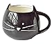 OliaDesign Cat Mug Ceramic Cat Mug Set, Black and White