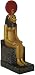 Seated Sekhmet Statue, Gold and Color Details