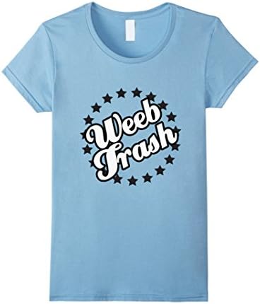 Women's Weeb Trash T-Shirt Large Baby Blue