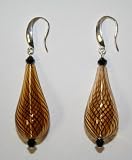 14x3MM Blown Glass Earrings