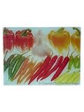 Southwestern Chili Peppers Tempered Glass Cutting Board