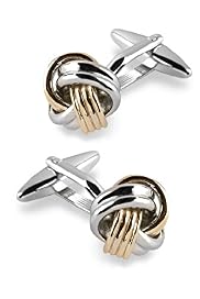 Mixed Metal Knot Cufflinks