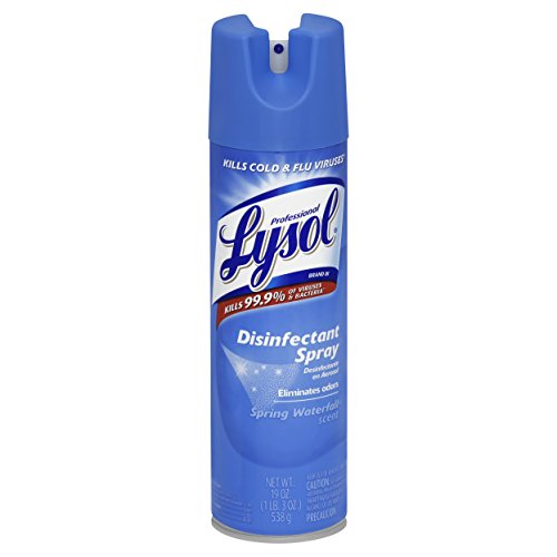 Lysol Professional Disinfectant Spray, Spring Waterfall, 19 Ounce