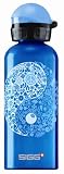 Sigg Lifestyle Sport Top Water Bottle (0.6-Liters, Yin Yang, Soft Blue)