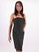 Black Designer Dress Jones New York Eyelet Trim Removable Straps Size 10