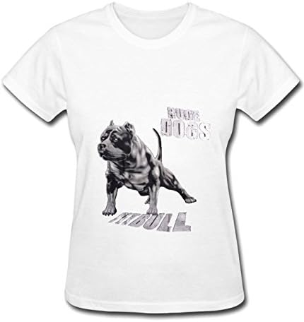 Tsuyokiss women's Rude Doge Dog cotton tee shirt white